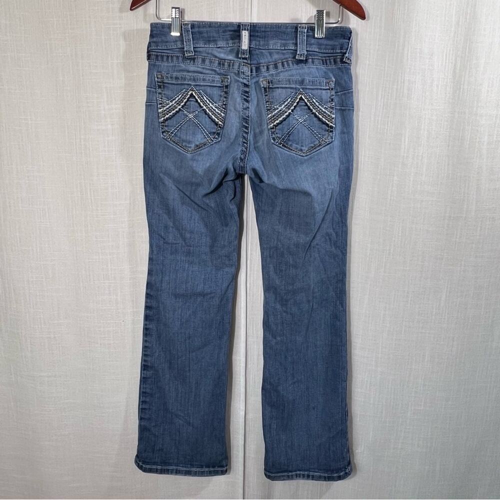 Ariat Real Denim Bootcut Embroidered Pockets Jeans Size 28S - Picture 9 of 15